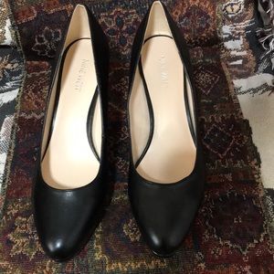 Black platform heels